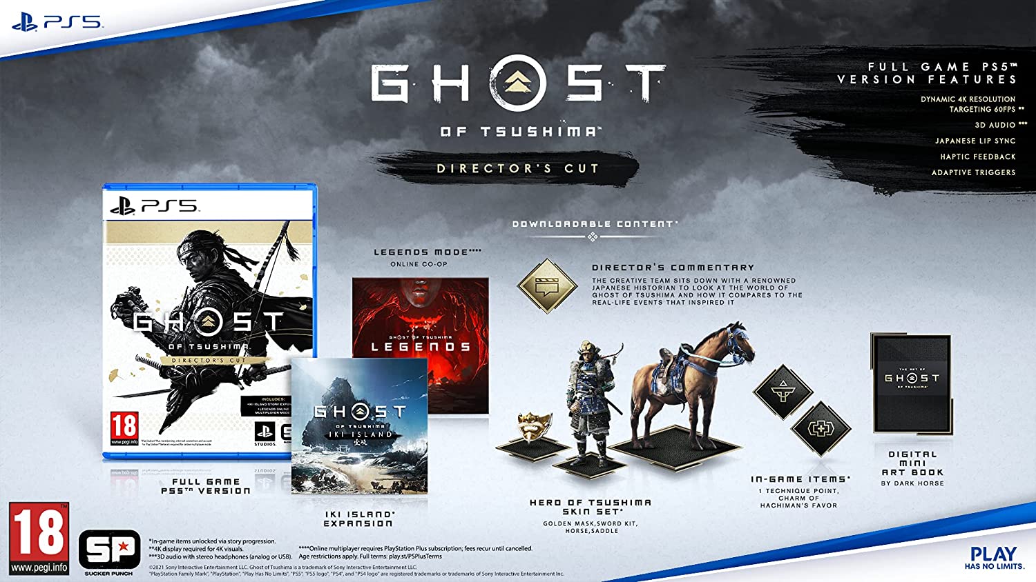 Ghost Of Tsushima Director's Cut (PS5)- PlayStation 5 Ghost Of Tsushima Director's Cut (PS5)- PlayStation 5